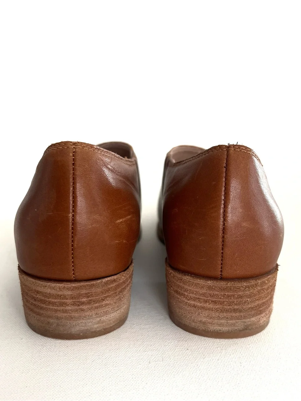 Madewell The Lucie Shoe in Leather English Saddle Size 8.5
